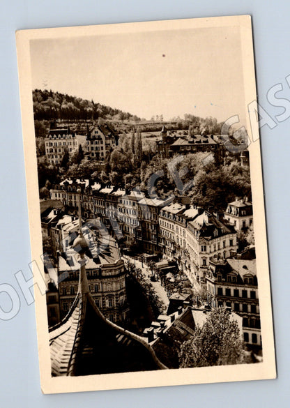 Postcard Karlovy Vary Sadová třída historical (M5498)