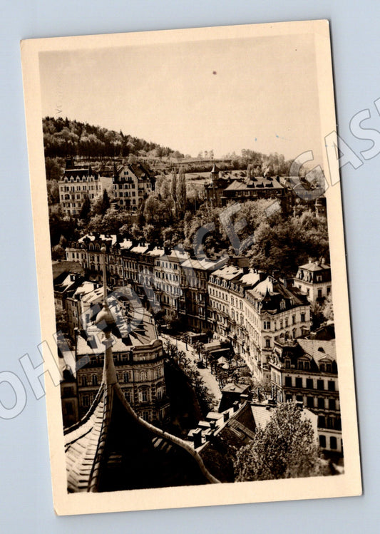 Pohlednice Karlovy Vary Sadová třída historická (M5498)