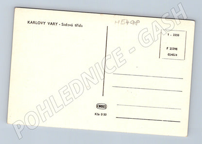 Postcard Karlovy Vary Sadová třída historical (M5498)