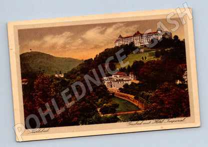 Postcard Karlovy Vary Hotel Imperial 1941 (M5501)