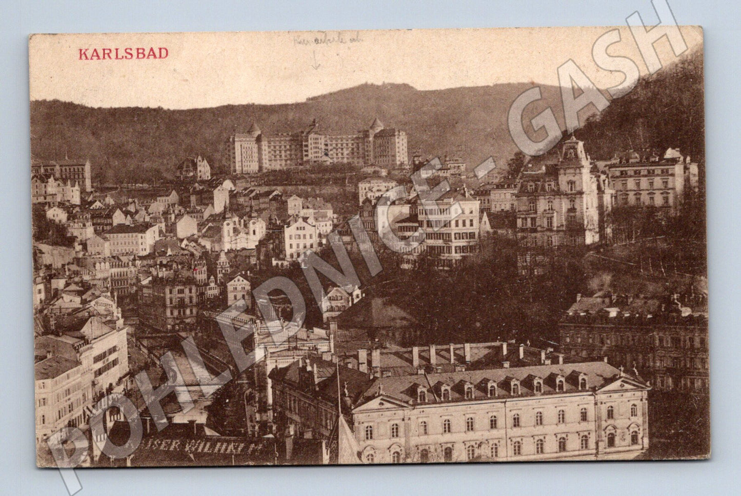 Karlovy Vary historical postcard before 1950 (M5502)