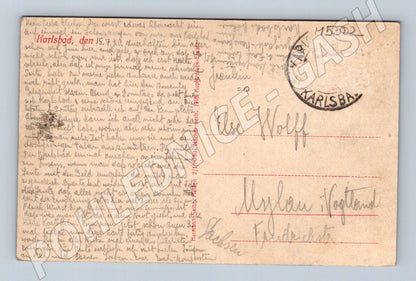 Karlovy Vary historical postcard before 1950 (M5502)