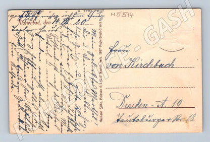 Pohlednice Mariánské Lázně 1920 historická (M5514)