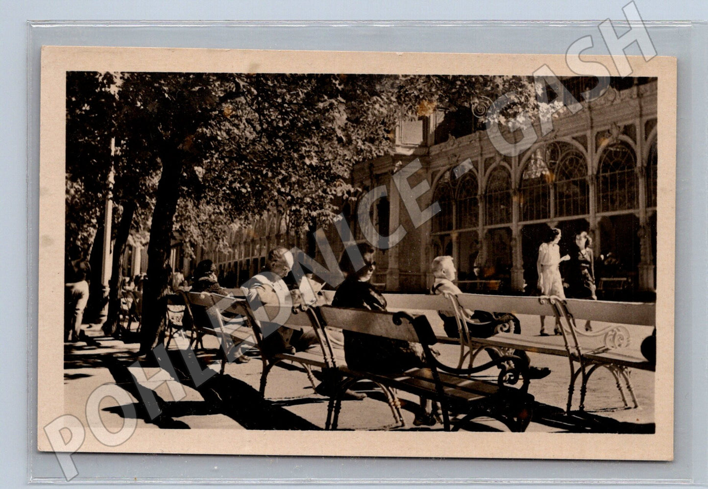 Postcard Marianske Lazne Colonnade Orbis historical (M5519)
