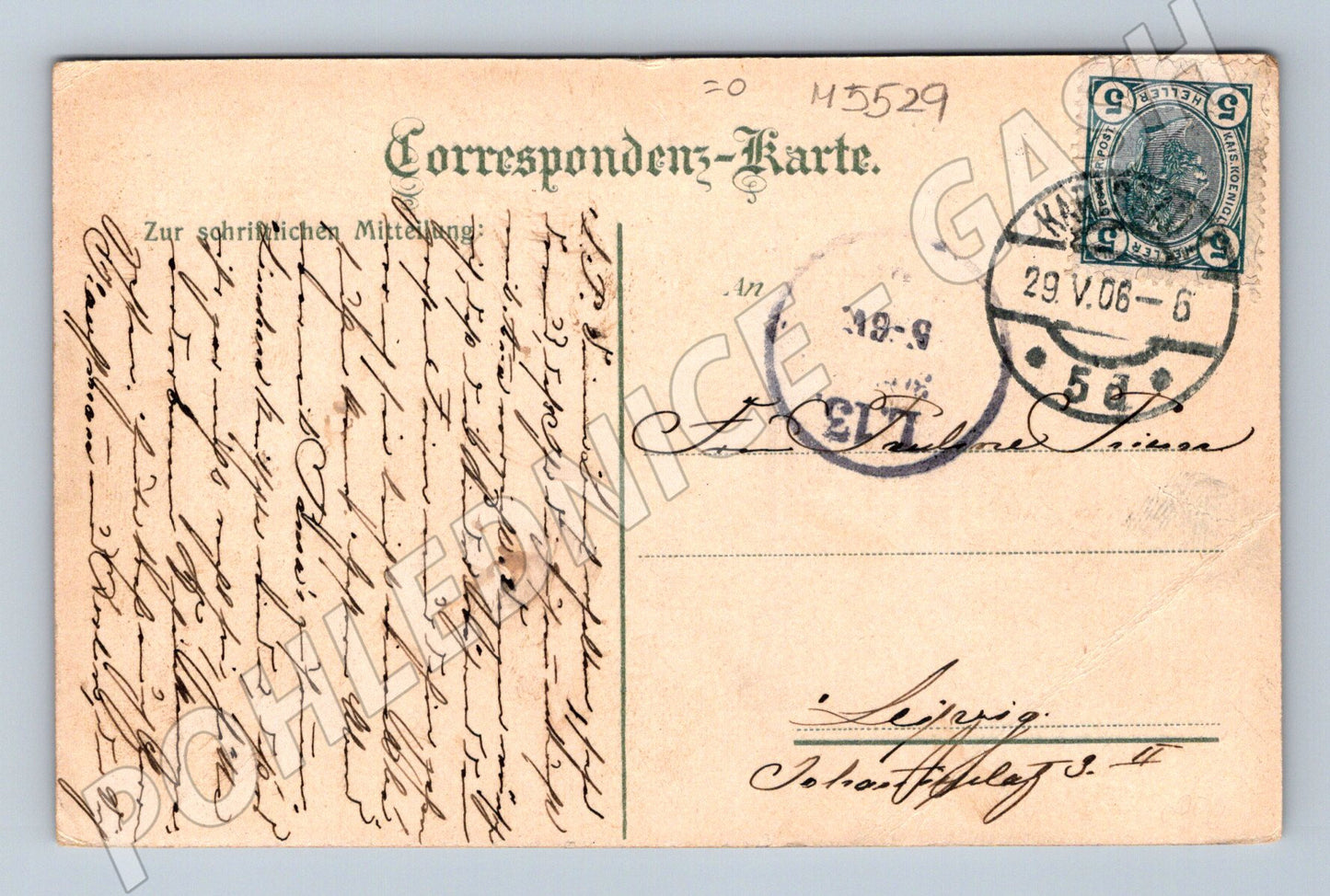 Postcard Karlovy Vary Mühlbrunn Colonnade 1906 (M5529)