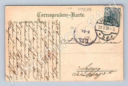 Postcard Karlovy Vary Mühlbrunn Colonnade 1906 (M5529)