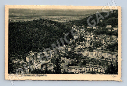 Postcard Karlovy Vary historical 1935 (M5534)