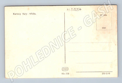 Postcard Karlovy Vary Hot Spring historical (M5537)