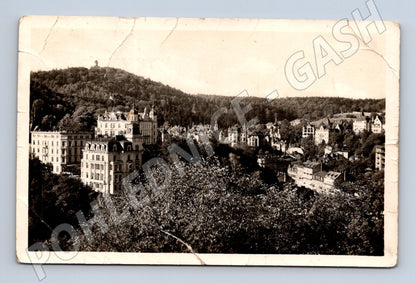 Postcard Karlovy Vary general view 1952 (M5538)