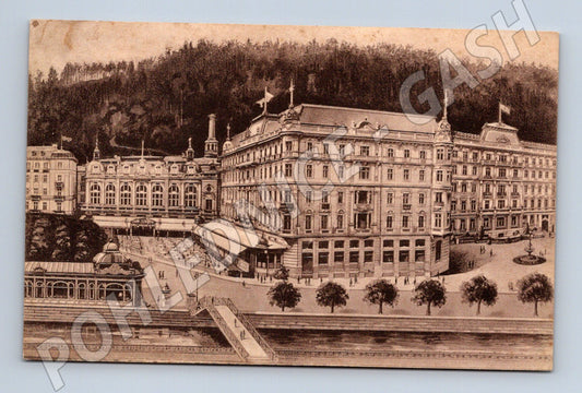 Pohlednice Karlovy Vary Grandhotel Pupp historická (M5546)