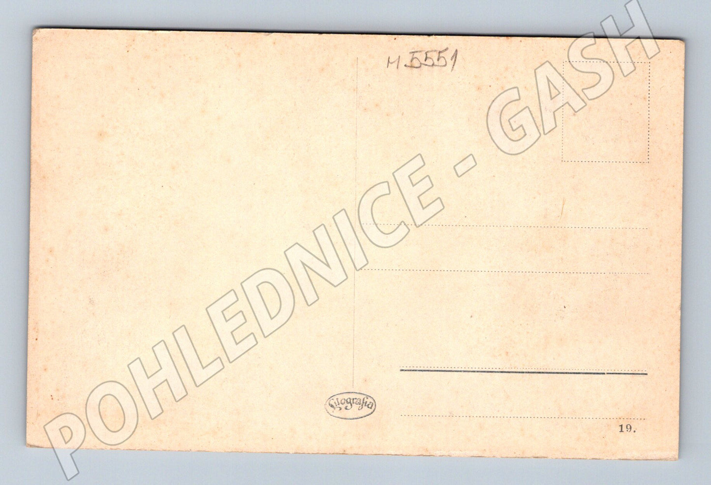Postcard Karlovy Vary Kreuzstrasse old (M5551)