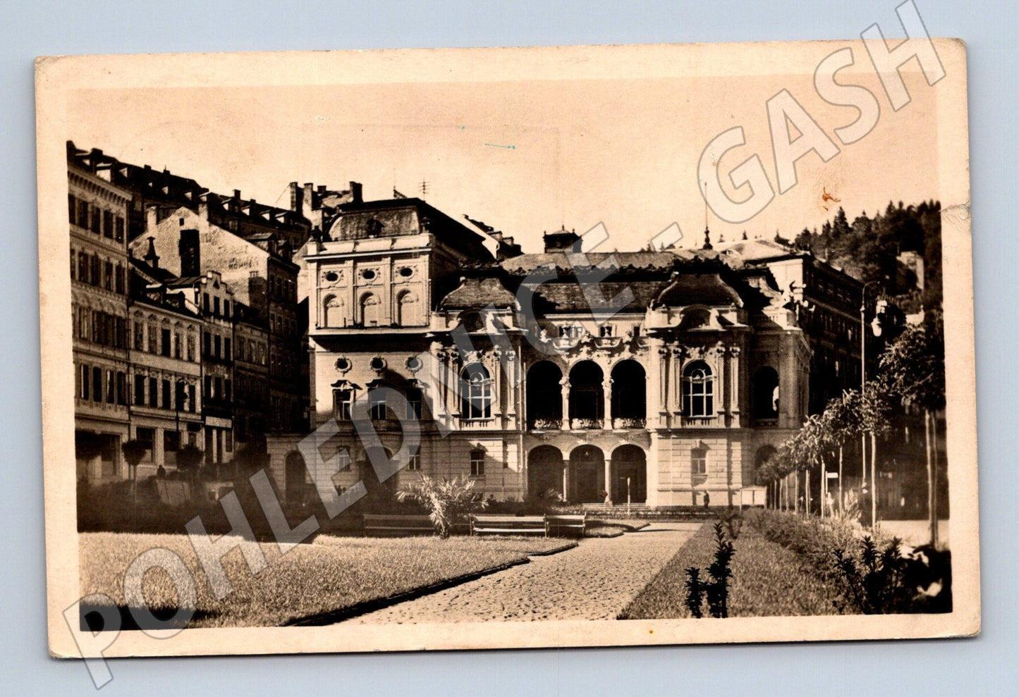 Pohlednice Karlovy Vary městské divadlo historická (M5558)