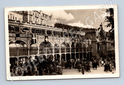 Postcard Marianske Lazne old colonnade (M5560)