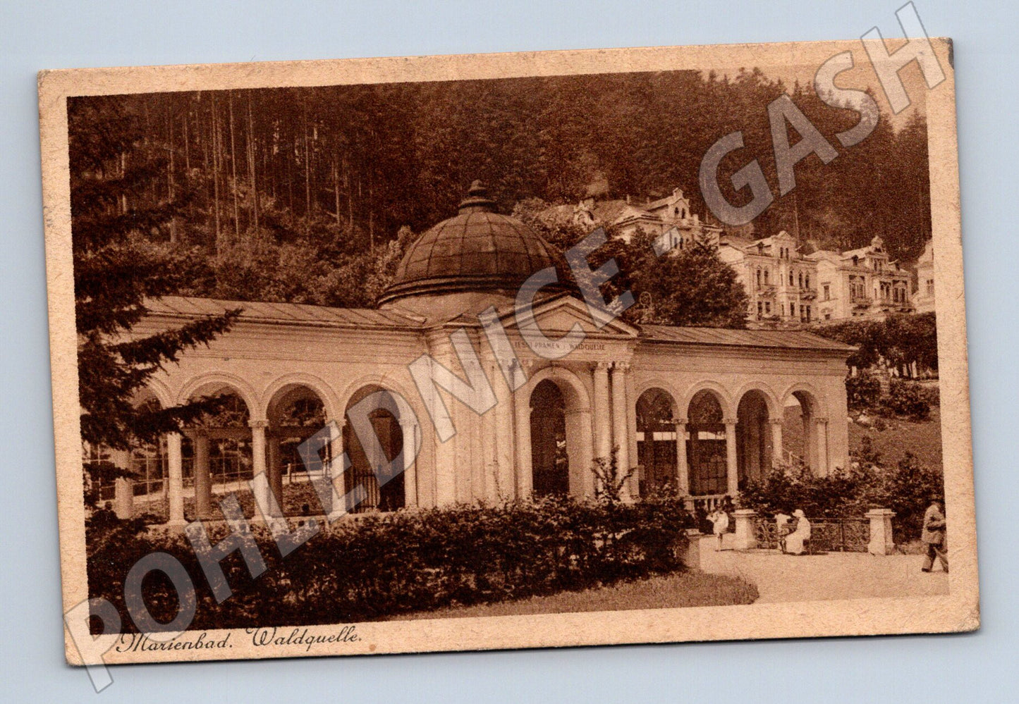 Postcard Marianske Lazne Old Forest Spring (M5562)