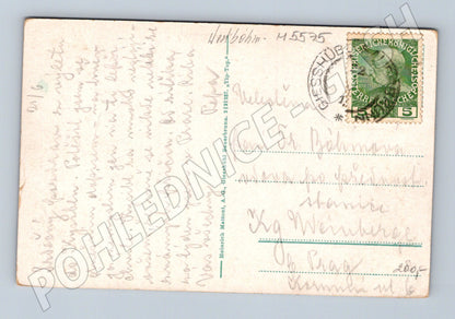 Postcard Giesshübl Sauerbrunn near Karlovy Vary colored (M5575)