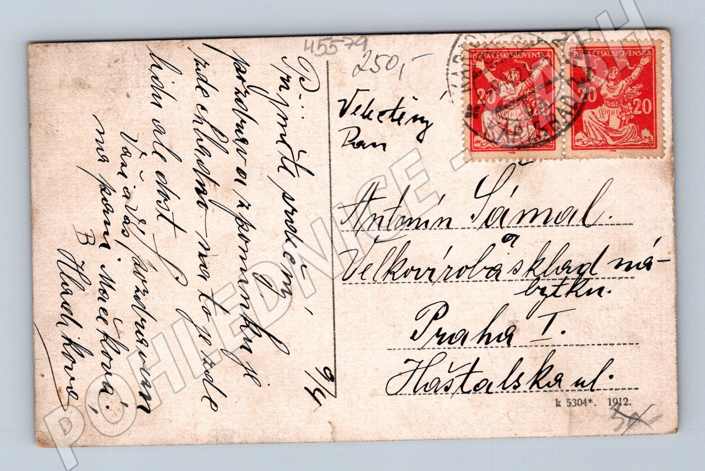 Postcard Karlovy Vary Grandhotel Pupp historical (M5579)