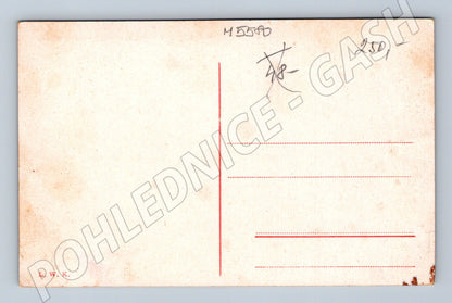 Postcard Karlovy Vary cafe Freundschaftssaal old (M5580)