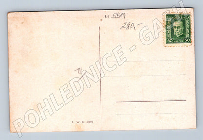 Postcard Karlovy Vary Hotel Imperial historical (M5581)