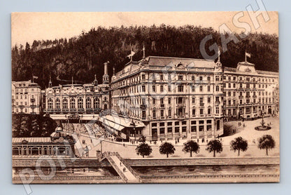 Pohlednice Karlovy Vary Grandhotel Pupp historická (M5590)