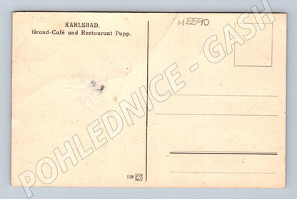 Pohlednice Karlovy Vary Grandhotel Pupp historická (M5590)