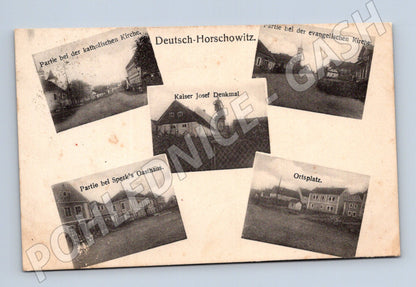 Postcard St. Sebastian's Mountain Deutsch Horschowitz (M5606)