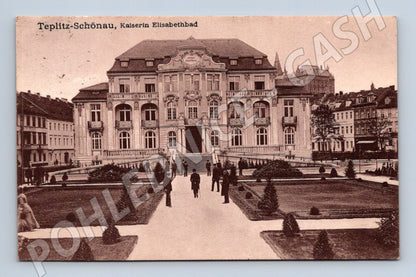 Pohlednice Teplitz Schönau Elisabethbad historická (M5620)