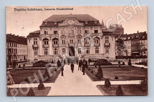 Pohlednice Teplitz Schönau Elisabethbad historická (M5620)