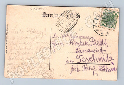 Postcard Warta nad Ohří historical restaurant (M5625)
