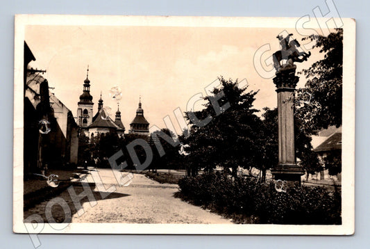 Pohlednice Smečno historické náměstí (M5650)