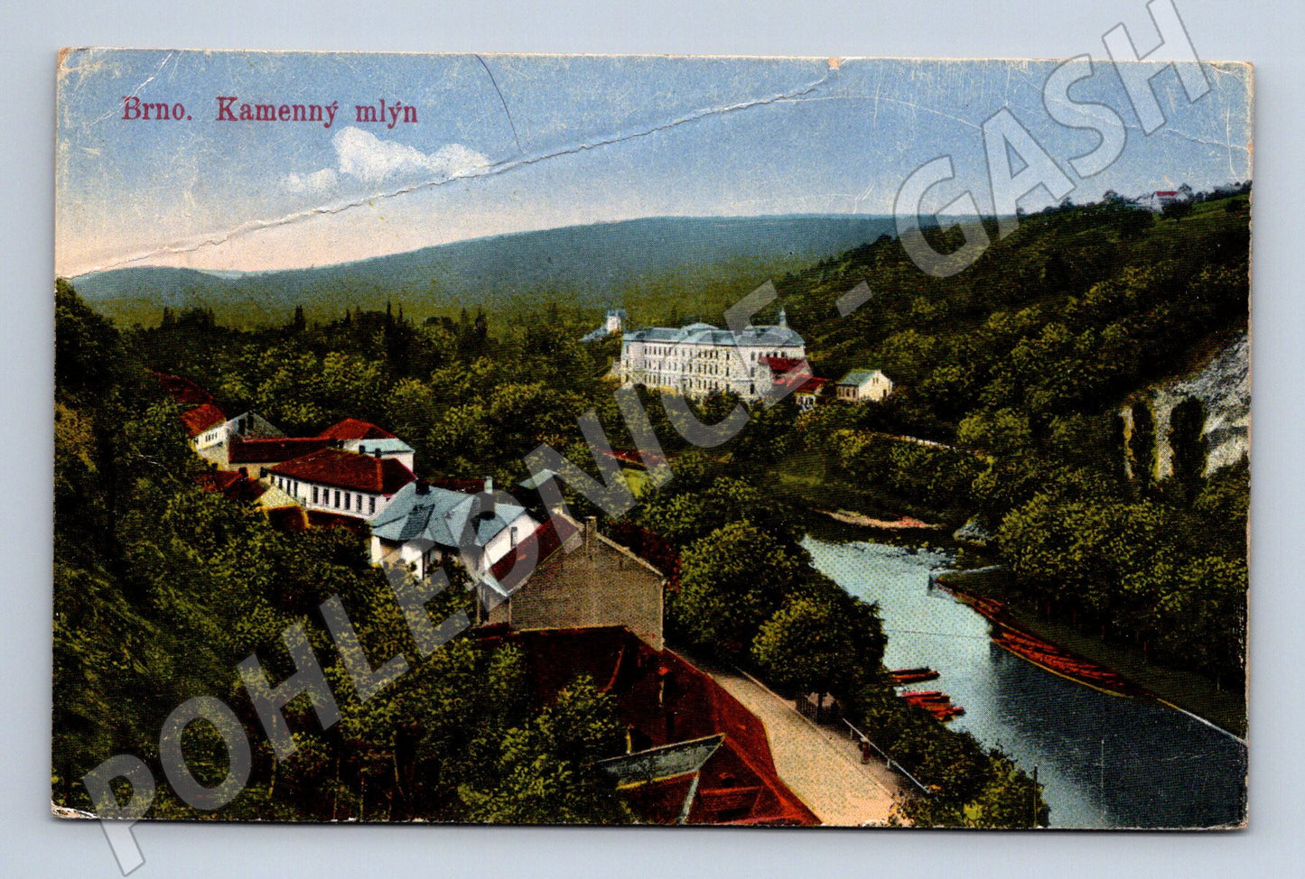 Postcard Brno Stone Mill historical (M5654)