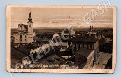 Postcard Kroměříž historical motif 1921 (M5656)