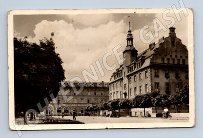 Postcard Krnov Heroes' Square historical (M5658)