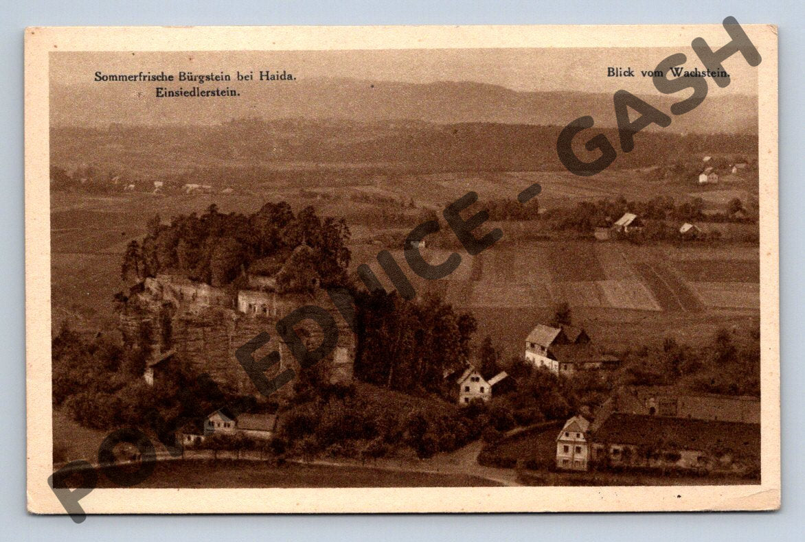 Pohlednice Burgstein u Haidy hrad (M566)