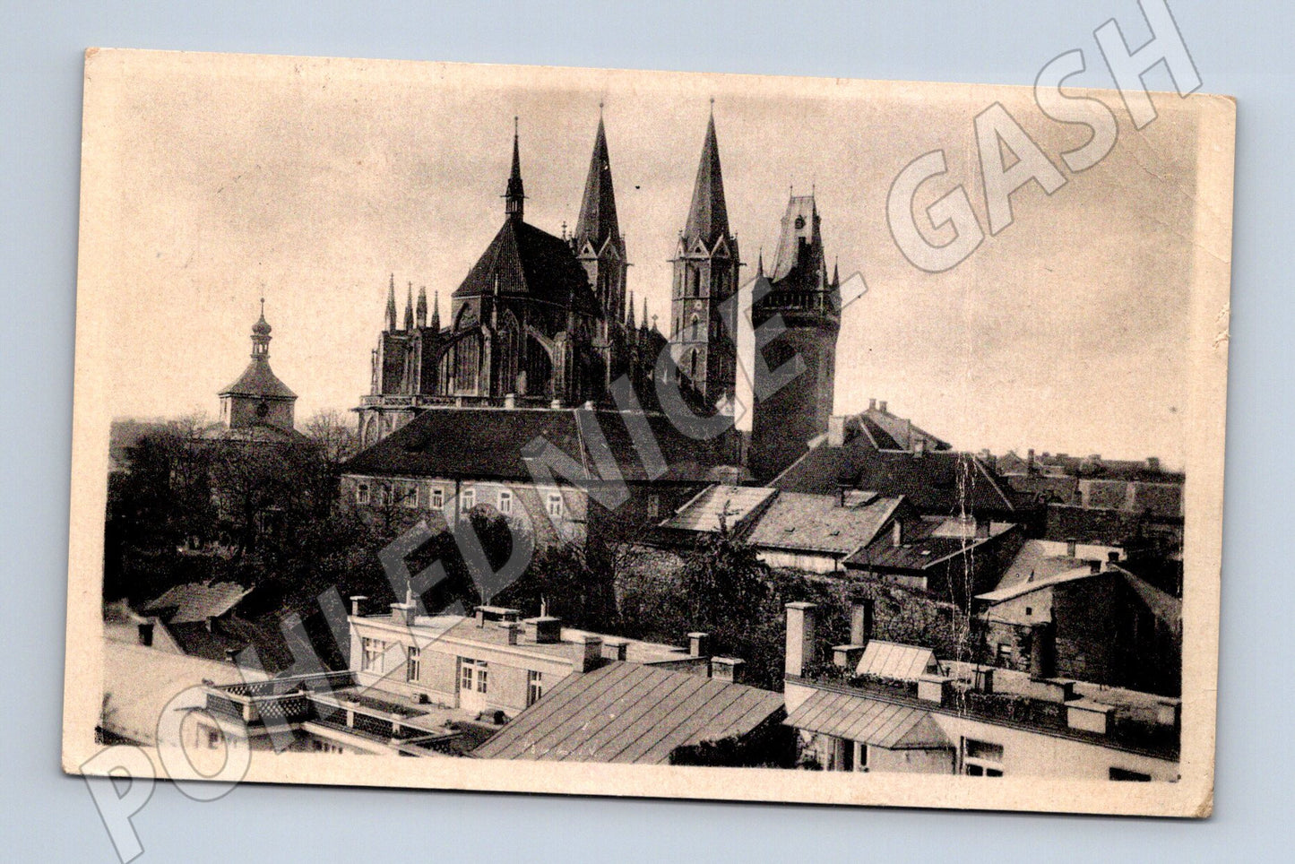Pohlednice Kolín chrám sv Bartoloměje historická (M5662)