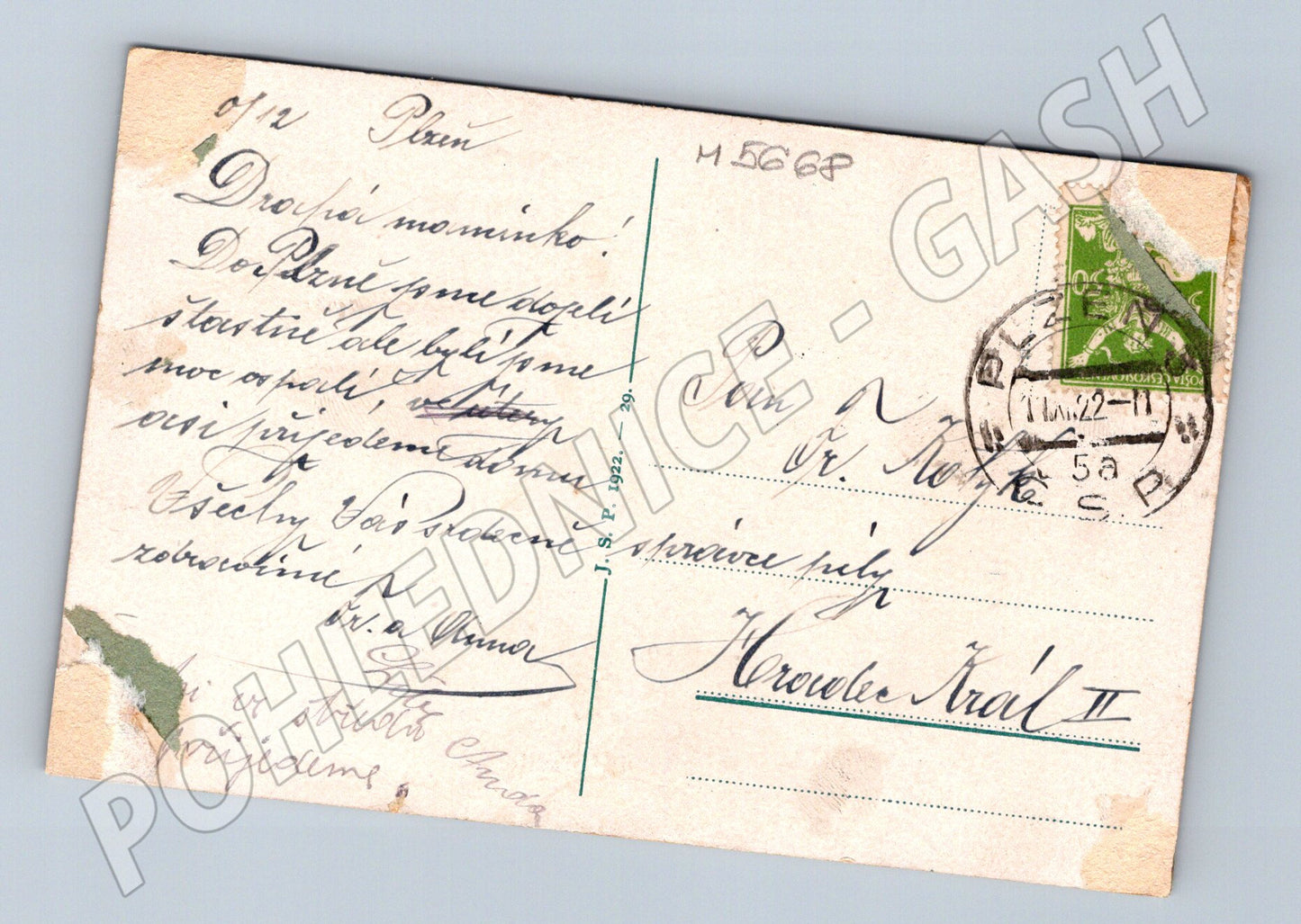 Pohlednice Plzeň městské divadlo historická (M5668)