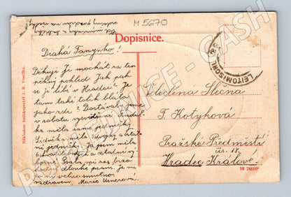 Postcard Litomyšl Smetana's House historical (M5670)