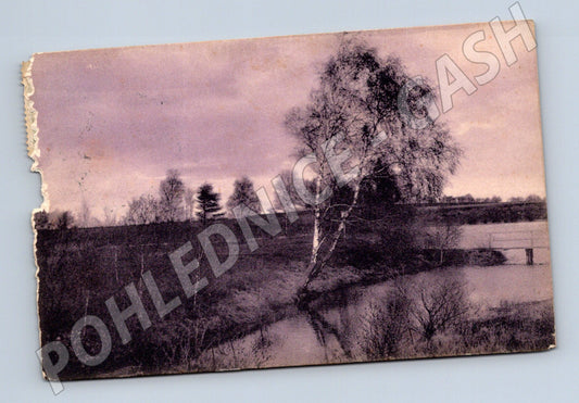 Postcard Czech landscape old motif 1906 (M5674)