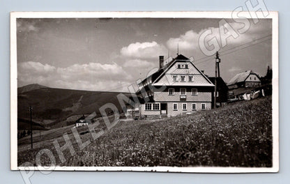 Postcard Pec pod Sněžkou Stufenseit Baude (M5677)
