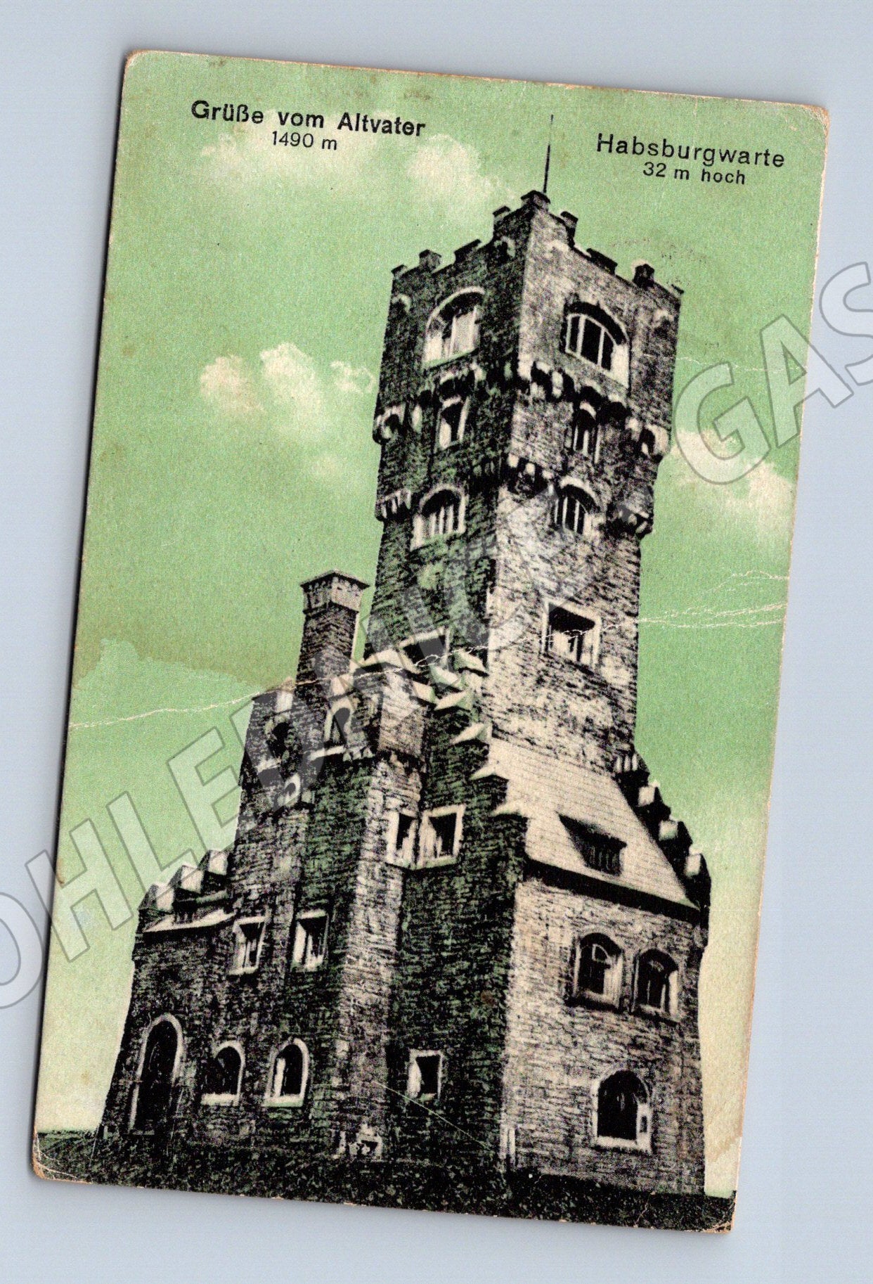 Postcard Praděd Habsburgwarte Jeseníky (M5680)