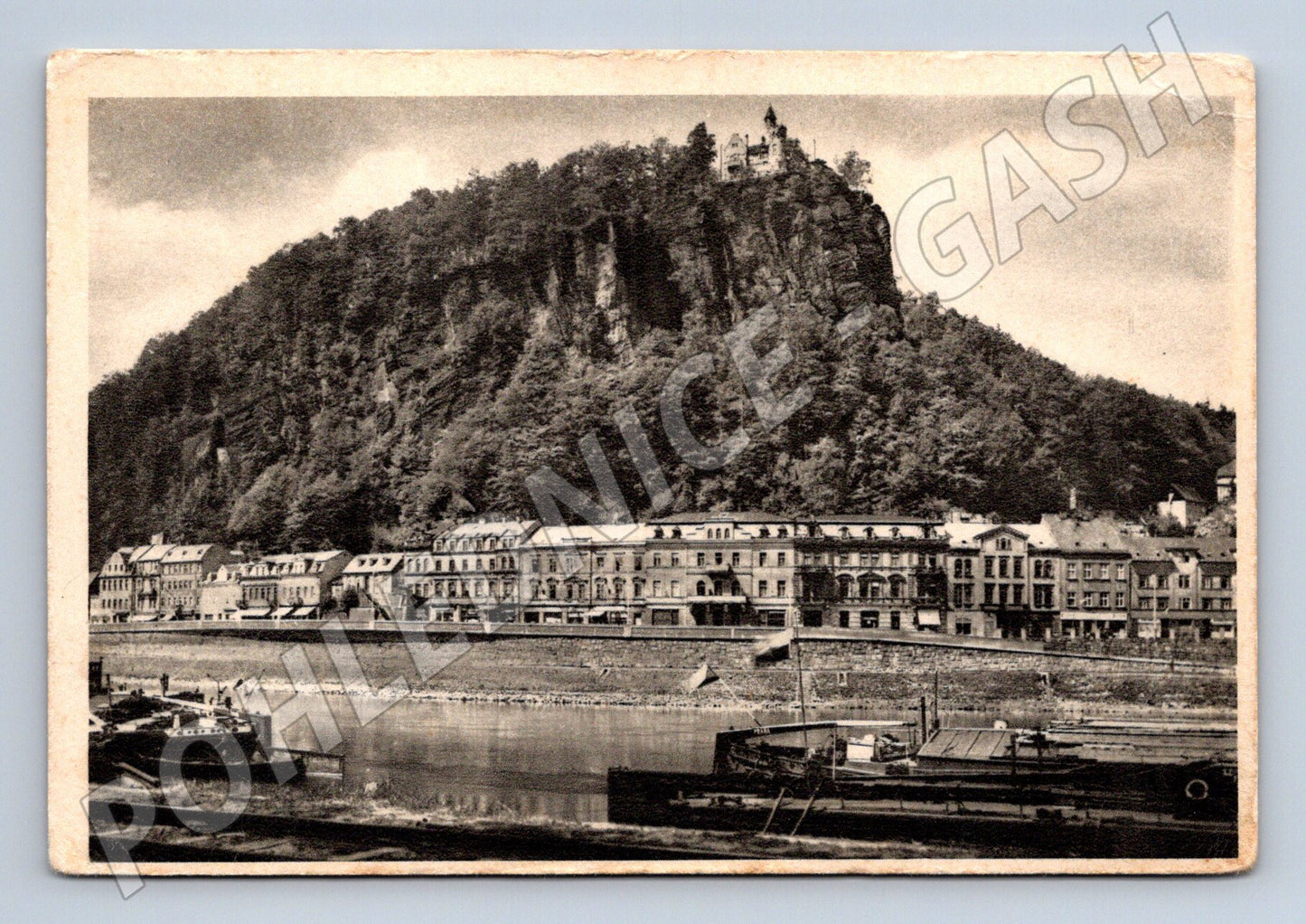 Postcard Děčín Podmokly Masaryk Embankment (M5689)
