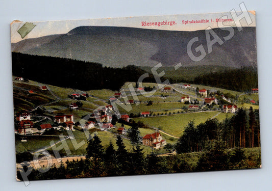 Postcard Špindlerův Mlýn Giant Mountains old motif (M5691)
