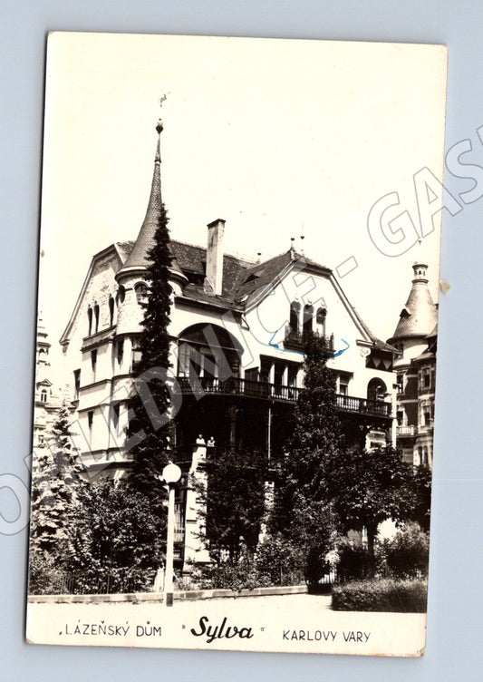 Postcard Karlovy Vary spa house Sylva (M5700)