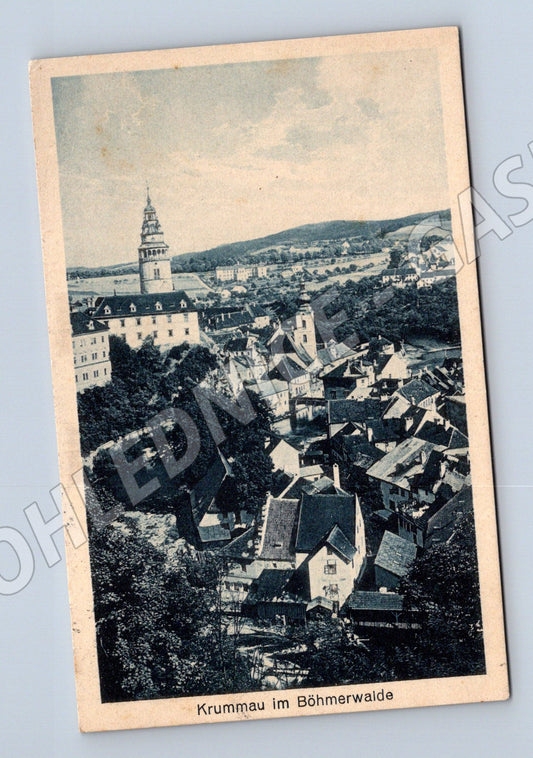 Postcard Český Krumlov Krummau 1924 (M5705)