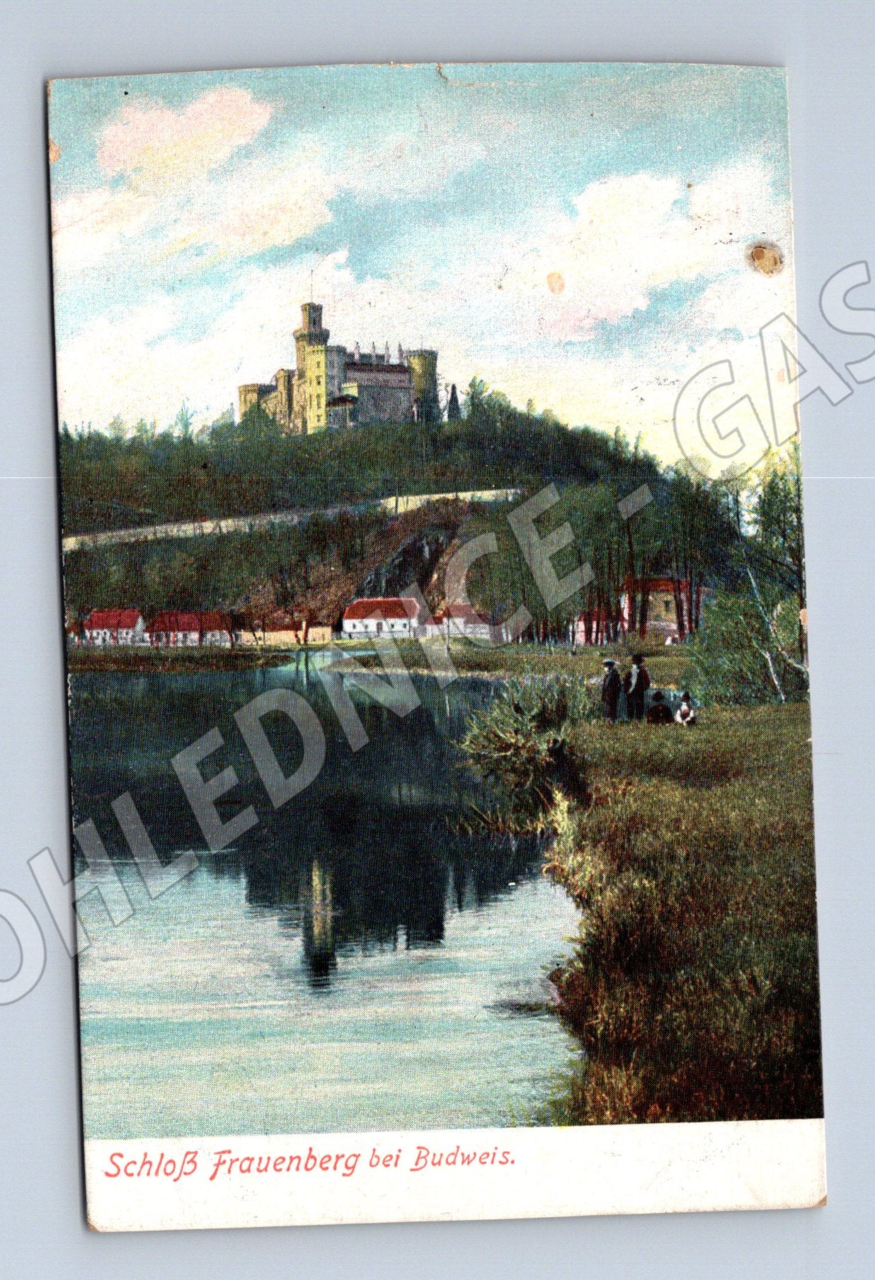 Postcard Hluboká nad Vltavou Frauenberg historical (M5706)