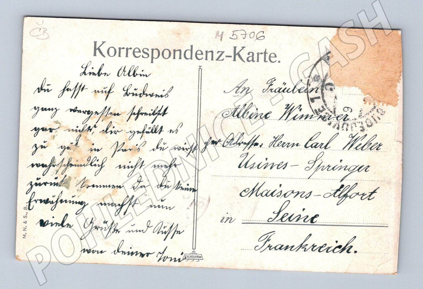 Postcard Hluboká nad Vltavou Frauenberg historical (M5706)