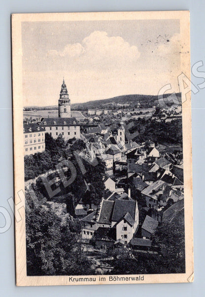 Postcard Český Krumlov historical 1922 (M5709)