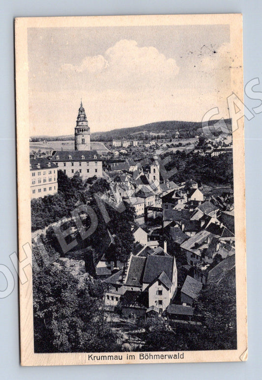 Postcard Český Krumlov historical 1922 (M5709)