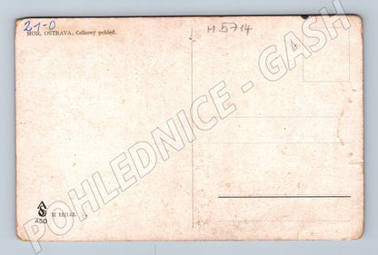 Postcard Moravian Ostrava general view (M5714)