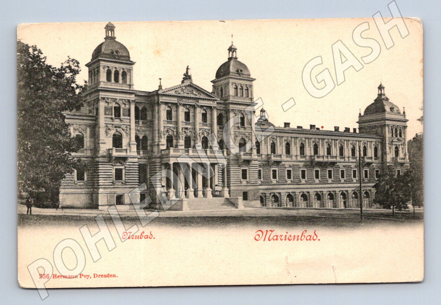 Postcard Marianske Lazne New Spa historical (M5718)