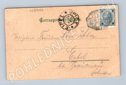 Postcard Karlovy Vary Mühlbrunnen historical (M5719)